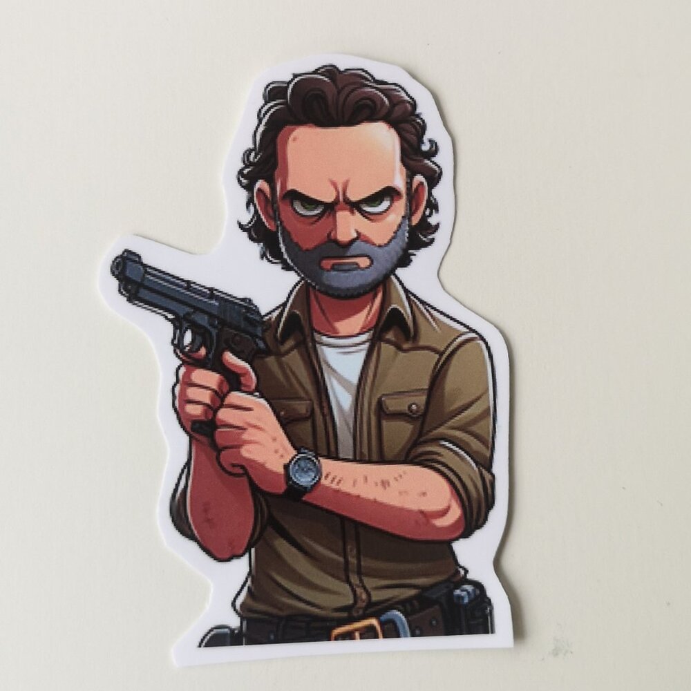 The Walking Dead Rick Grimes Sticker